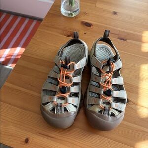 Keen Olive Green and Orange Outdoor Sport Sandals